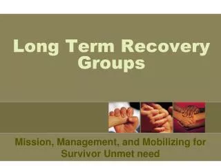 Long Term Recovery Groups