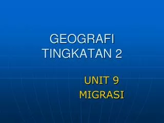 geografi tingkatan 2