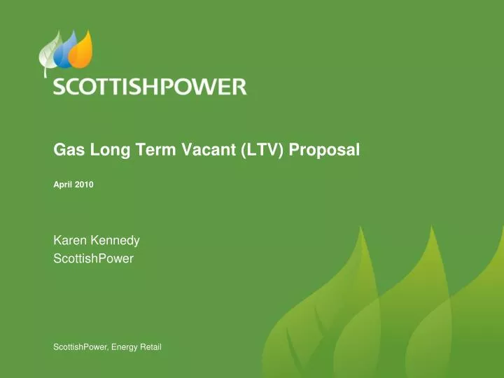gas long term vacant ltv proposal april 2010