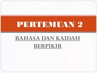 pertemuan 2
