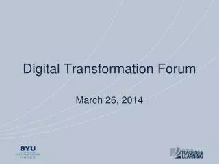 Digital Transformation Forum