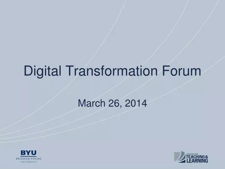 digital transformation forum