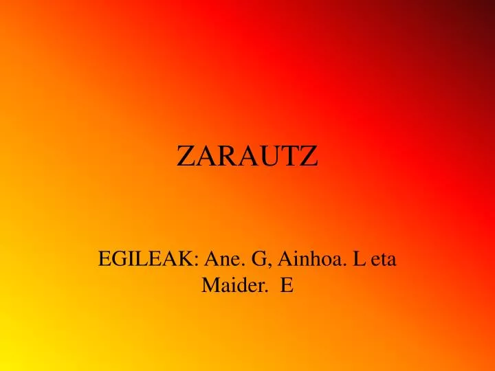 zarautz