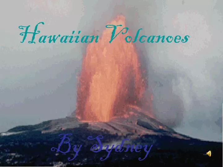 hawaiian volcanoes