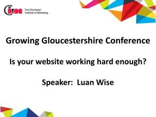 Growing Gloucestershire Conference