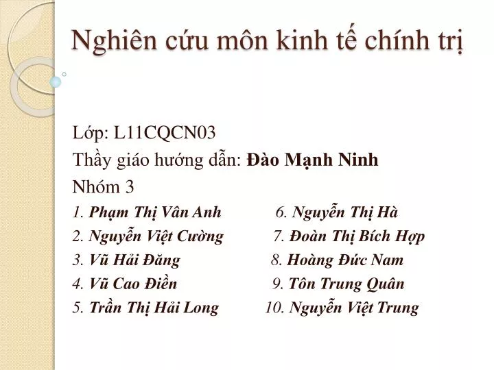 nghi n c u m n kinh t ch nh tr