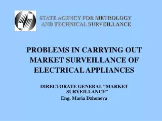 STATE AGENCY FOR METROLOGY AND TECHNICAL SURVEILLANCE
