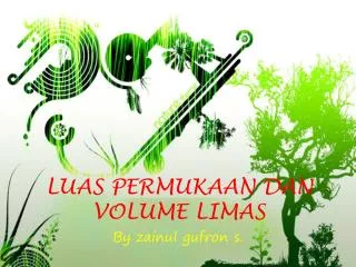 luas permukaan dan volume limas