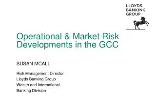 Operational &amp; Market Risk Developments in the GCC