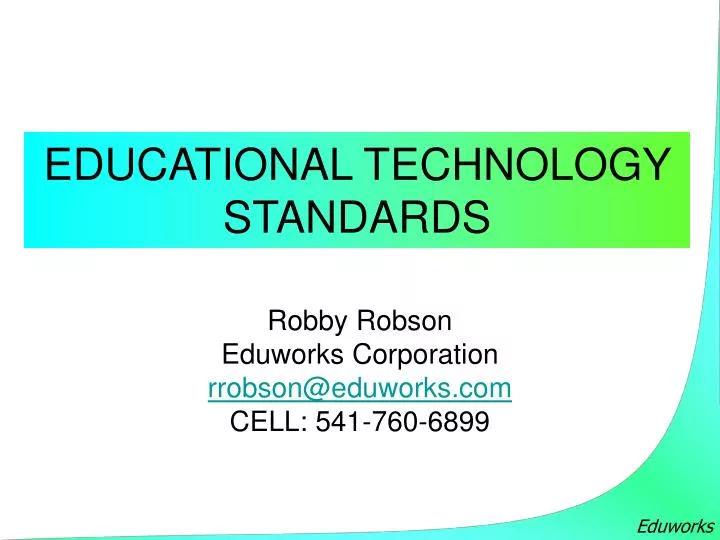 educational technology standards