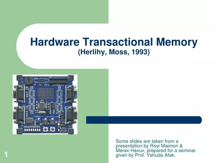 hardware transactional memory herlihy moss 1993
