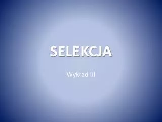 selekcja