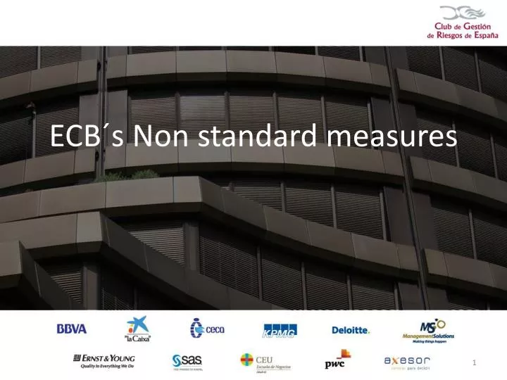 ecb s non standard measures