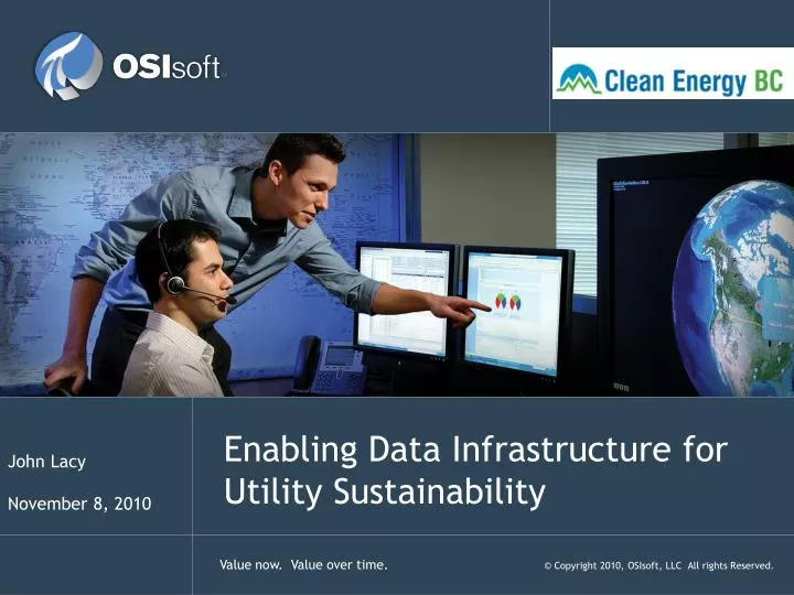 enabling data infrastructure for utility sustainability