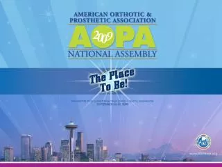 2009 AOPA Assembly Top Ten Presentation