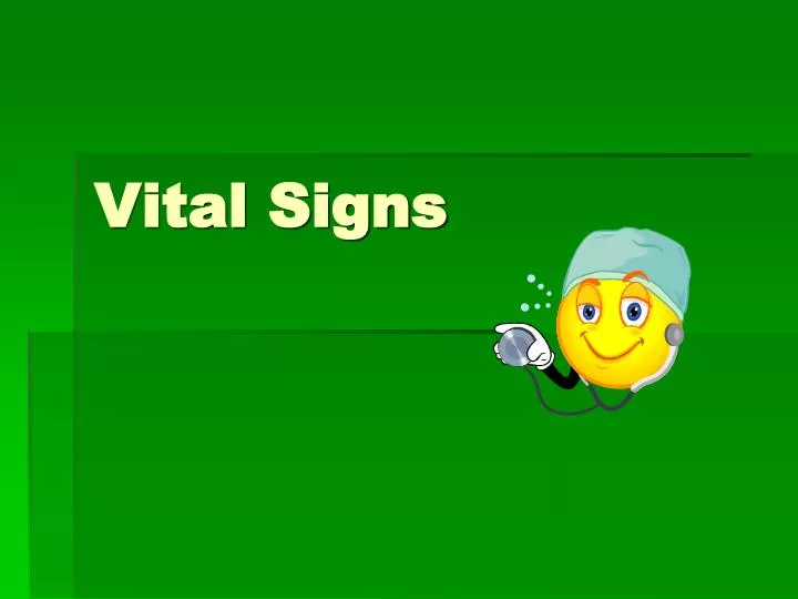 vital signs