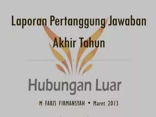 m faris firmansyah maret 2013