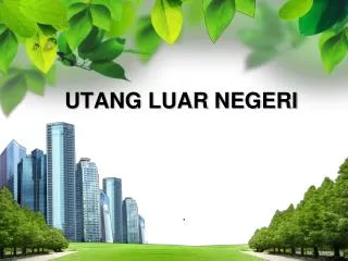utang luar negeri