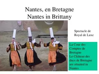 Nantes, en Bretagne Nantes in Brittany