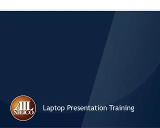Laptop Presentation Training