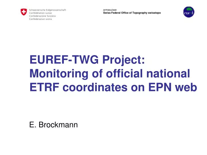 euref twg project monitoring of official national etrf coordinates on epn web