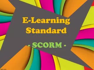 E-Learning Standard