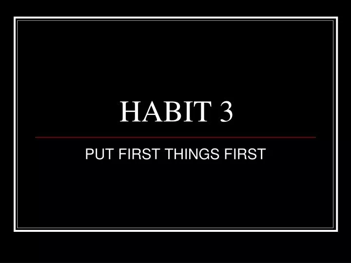 habit 3