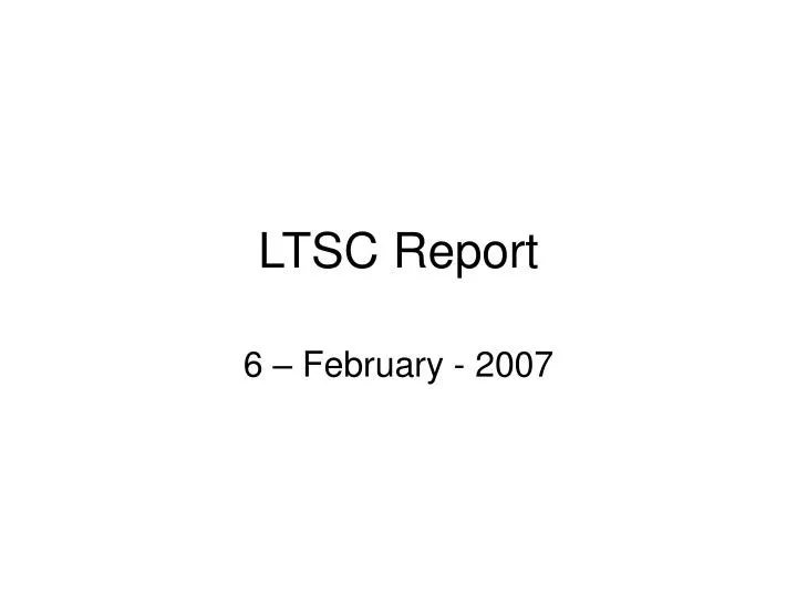 ltsc report