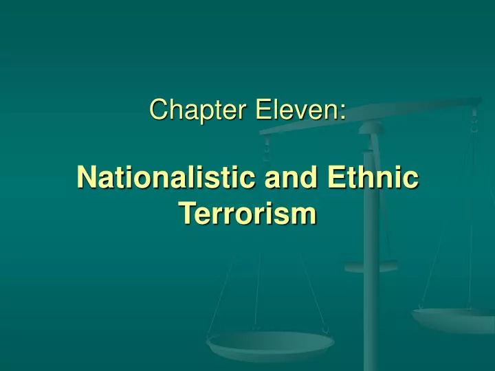chapter eleven nationalistic and ethnic terrorism