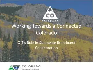Working Towards a Connected Colorado