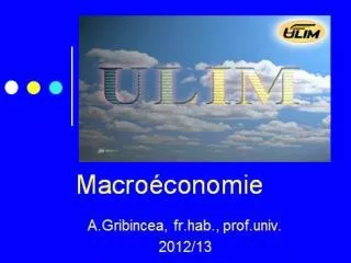 macro conomie