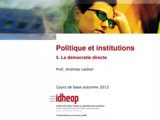 prof andreas ladner cours de base automne 2013