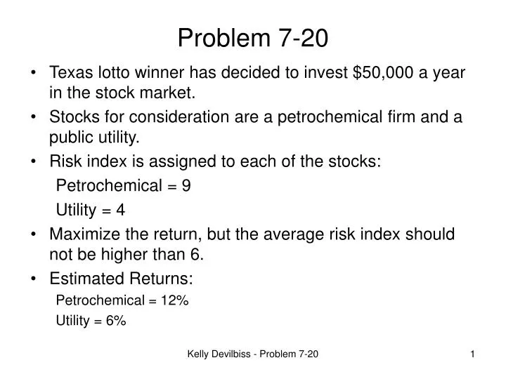 problem 7 20
