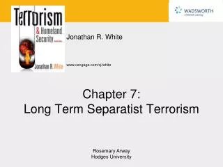 Chapter 7: Long Term Separatist Terrorism