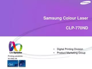Samsung Colour Laser CLP-770ND