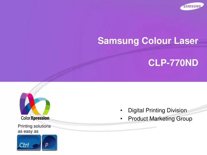 digital printing division product marketing group