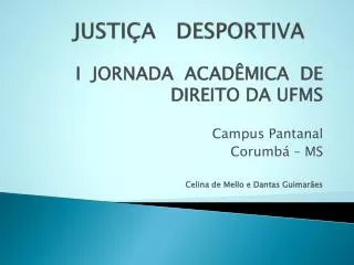 justi a desportiva