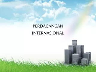 perdagangan internasional