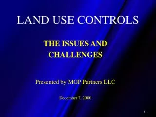 land use controls