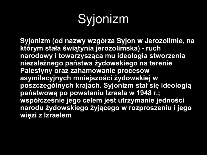 syjonizm