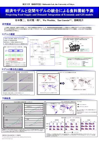 projecting food supply and demand integration of economic and gis models