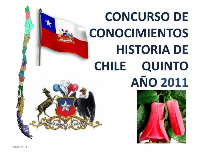 concurso de conocimientos historia de chile quinto a o 2011