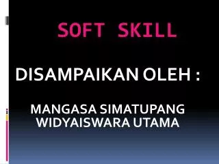 soft skill