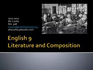 English 9 Literature and Composition