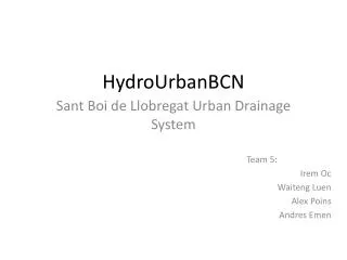 HydroUrbanBCN