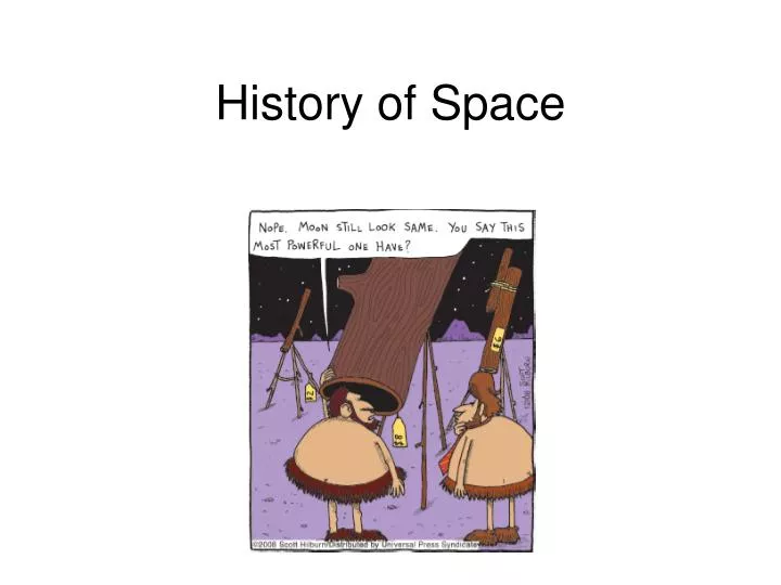 history of space