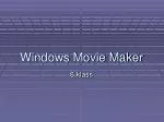 Windows Movie Maker - slide 1