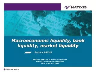 Macroeconomic liquidity, bank liquidity, market liquidity