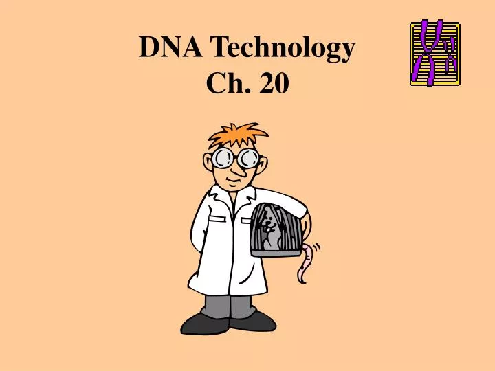 dna technology ch 20
