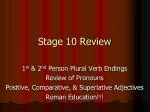 Enhancing Latin Skills: Pronouns, Adjectives, and Roman Education Review - slide 1